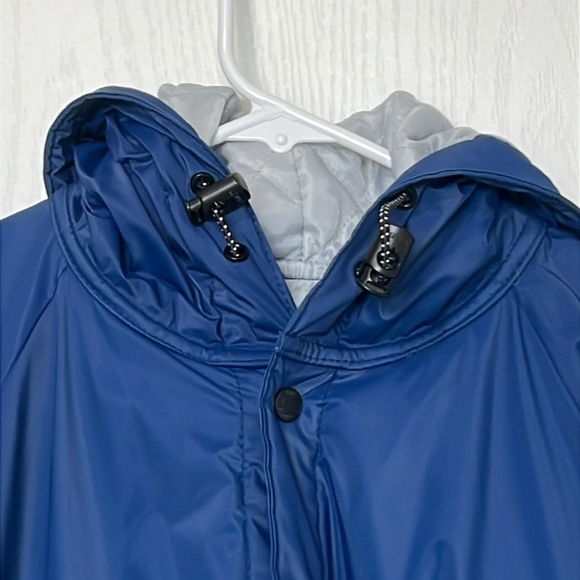 Vintage Stearns Dry Wear Mens Wateeprrof Rain Coat Jacket Blue Size Medium - Picture 5 of 15
